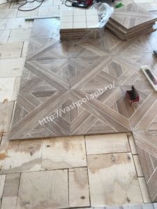Укладка модульного паркета без пыли за один день