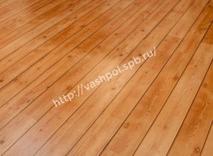 Отциклевать пол из доски