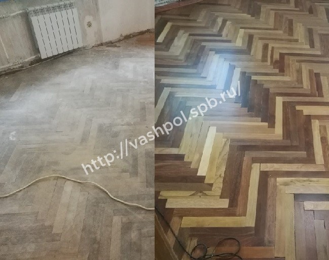 Фото циклевки
