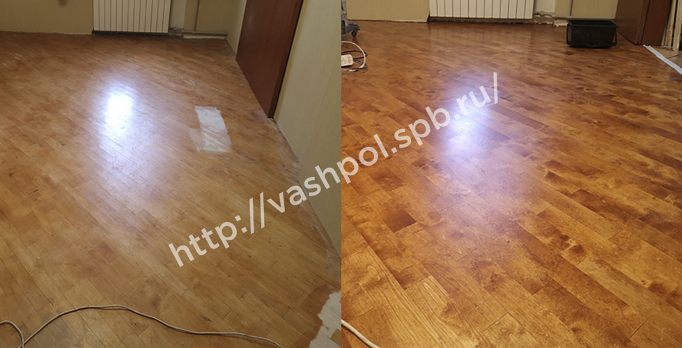 Фото циклевки
