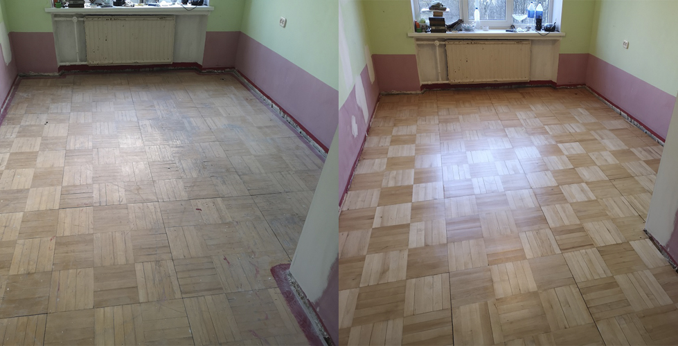 Фото циклевки