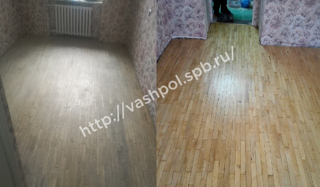 Фото циклевки