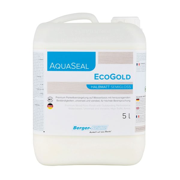 Однокомпонентный акрилово-полиуретановый лак на водной основе «Berger Aqua-Seal EcoGold»