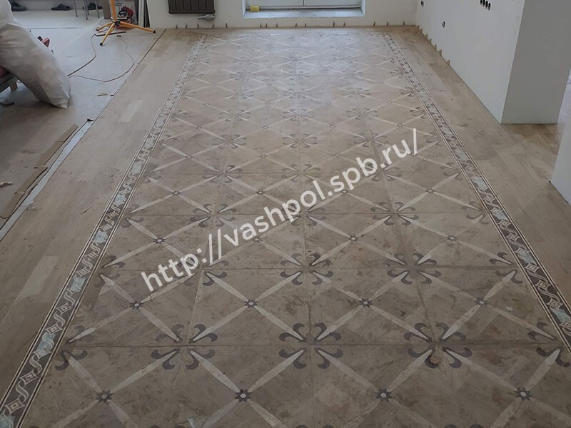 Фото укладки модульного паркета